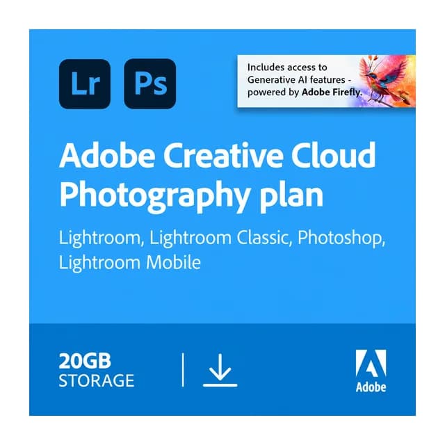 Adobe Photography Plan licentie kopen, direct geleverd bij Liceon